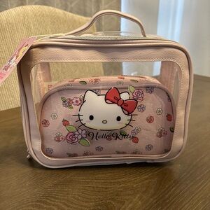 NWT Primark x Hello Kitty 2 Piece Travel Cosmetic Travel Bag‎ Set